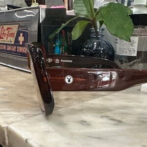 Vintage PLAYBOY Dark Brown Sunglasses